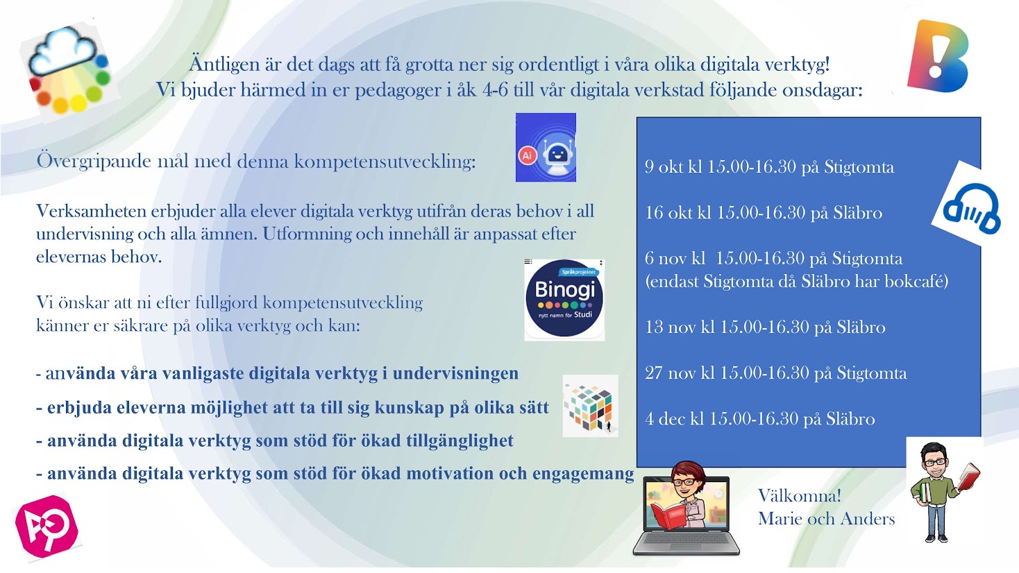 Kollegialt lärande om digitala verktyg